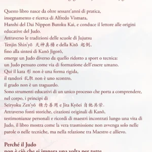 Il Judo che diventi - quarta di copertina